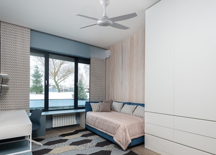 DC Acer Matt White - Ceiling Fan