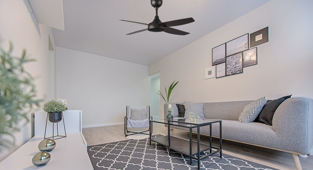 DC Acer Matt Black 52 Inch - Ceiling Fan