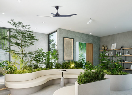 Niki - 56 inch - Matt Black - Ceiling Fan