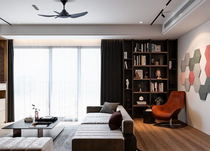 Niki - 40 inch - Matt Black - Ceiling Fan