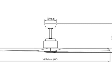Elpis 64-inch - Ceiling Fan