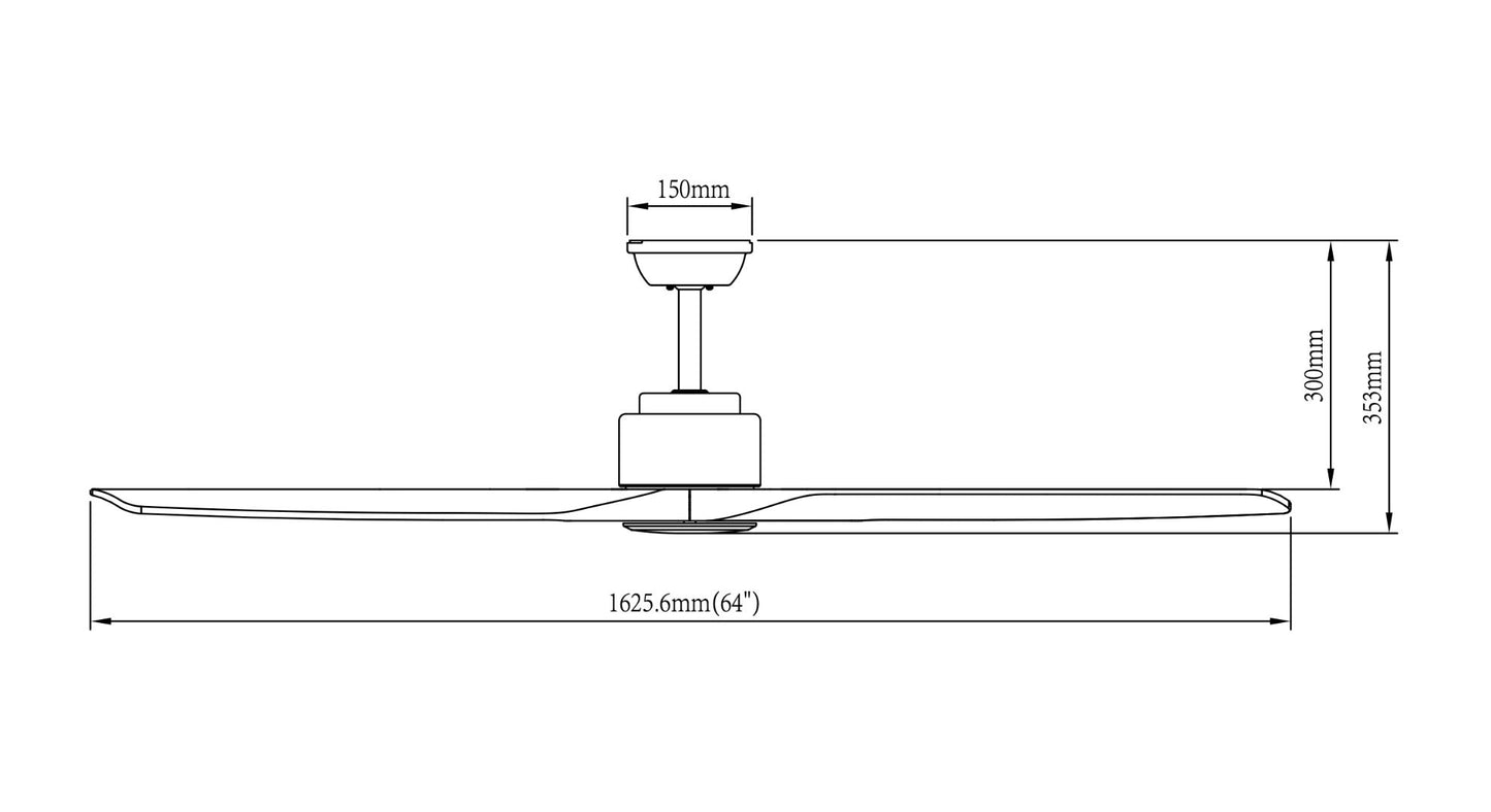 Elpis 64-inch - Ceiling Fan