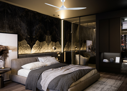 AirCool Matt White 60 inch - Ceiling Fan