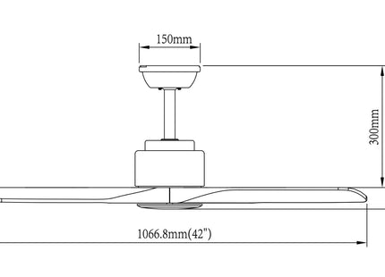 Elpis 42-inch - Ceiling Fan
