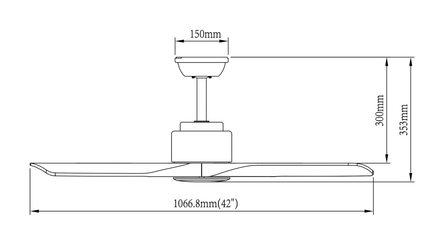 Elpis 42-inch - Ceiling Fan