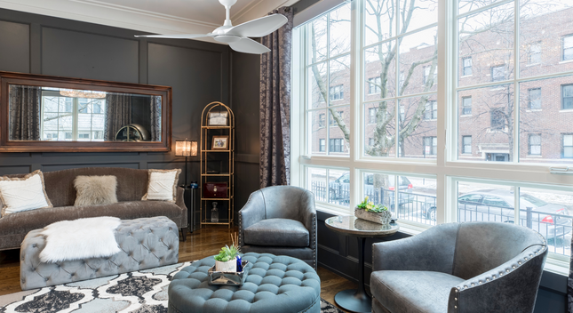 Camry Matt White 60 Inch - Ceiling Fan