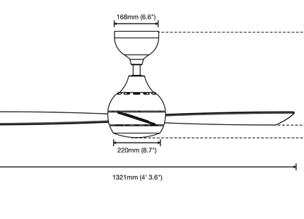 Avalon Espresso Bronze - Ceiling Fan