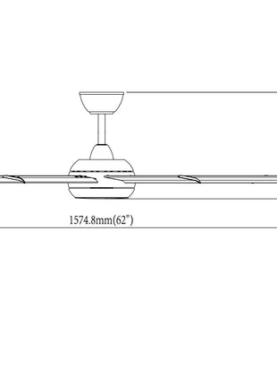 Airo Ceiling Fan - Aluminum