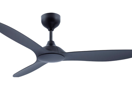 Kairos - 60 inch Matt black- Remote control ceiling fan
