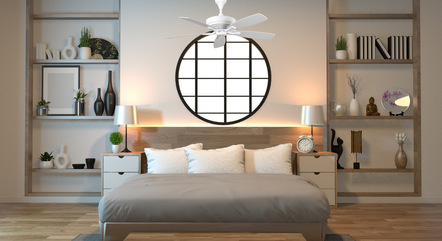 Fern Matt White - Ceiling Fan