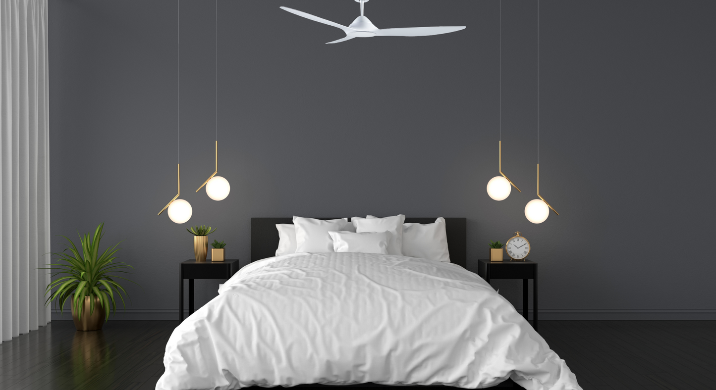 AirCool Matt White - Ceiling Fan